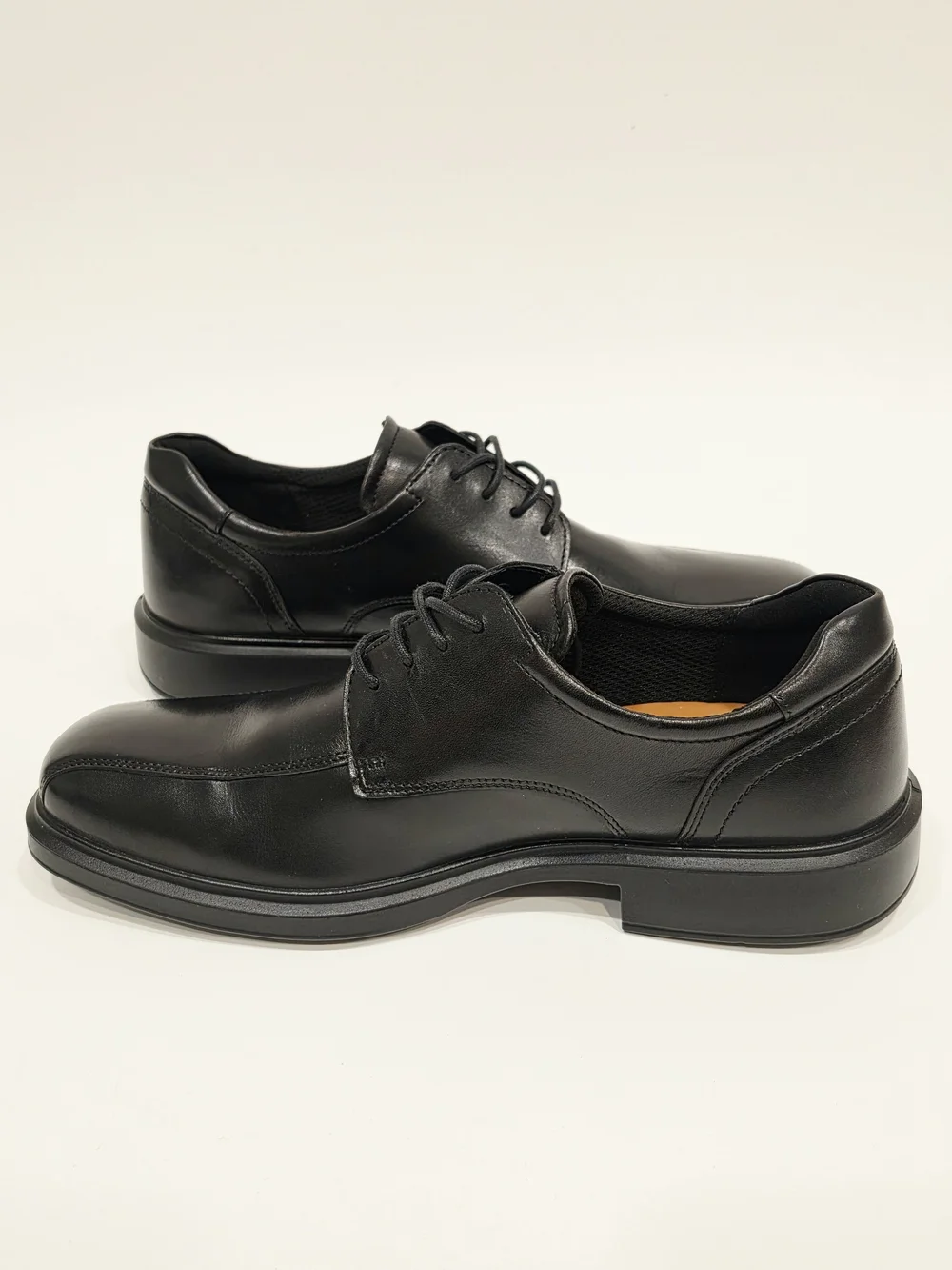 Ecco Helsinki 2 Derby Black Leather Men's Derby Dress Shoes EU 42/US 8-8.5
